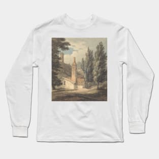 The Back of a Farm House by Thomas Hearne Long Sleeve T-Shirt